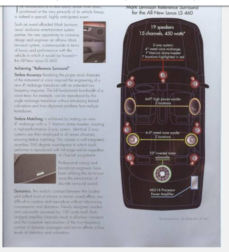 LS460 audio advice - LS 400 / Lexus LS 430 / Lexus LS 460 / Lexus
